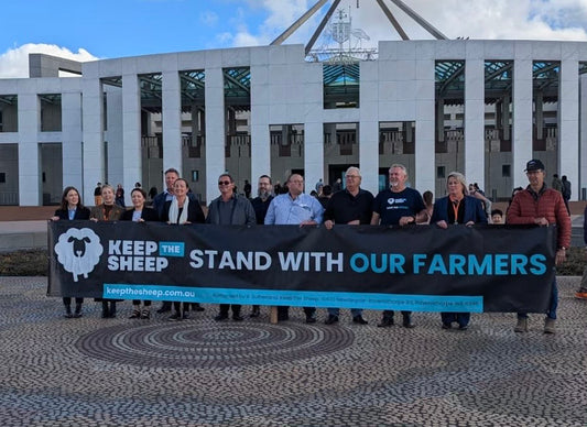 Keep the Sheep Long Fence Banners 6000x950mm